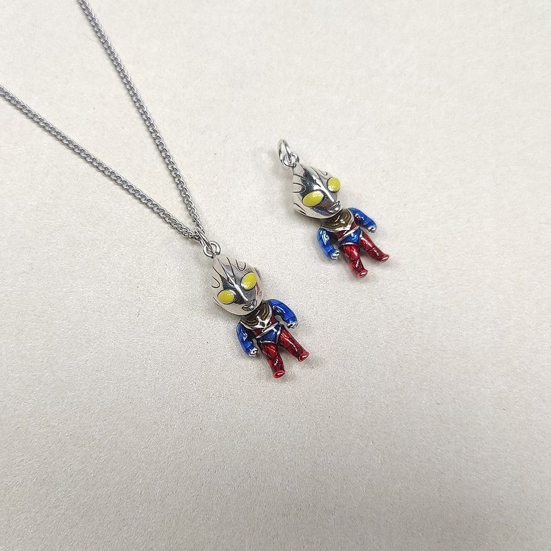 Diga Ultraman สร้อยคอผู้ชายผู้หญิงจี้เด็ก Superman จี้วันเด็กของขวัญสร้างสรรค์สร้อยคอเด็ก20250528