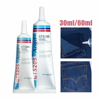 ของมาใหม่！60ML.กาวติดผ้าแทนเย็บ กันน้ำ ซักได้ ไม่มีรอยปัก ถัก ร้อยปุ่ม สำหรับผ้าใบ ผ้ายีนส์