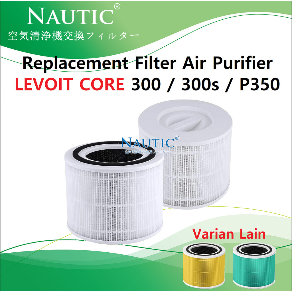 LEVOIT HEPA FILTER Levoit Core 300s Core P350 Core 300 เครื่องฟอกอากาศแทนที่กรอง mt
