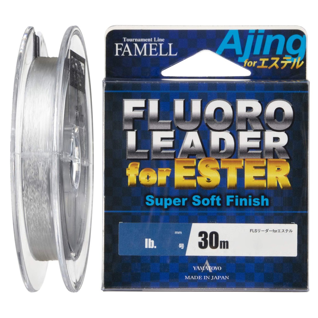 YAMATOYO Line Fluoro Leader for Ester 30m Clear No. 0.8  
YAMATOYO Line Fluoro Leader for Ester 30m 