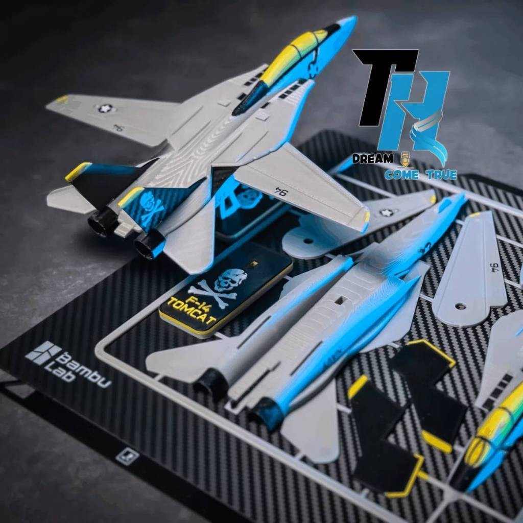 🛫 F-14 Tomcat – Plane KitCard 3D พิมพ์