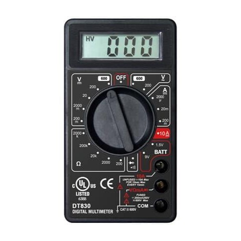 มัลติมิเตอร์แบบดิจิตอล DT-830B