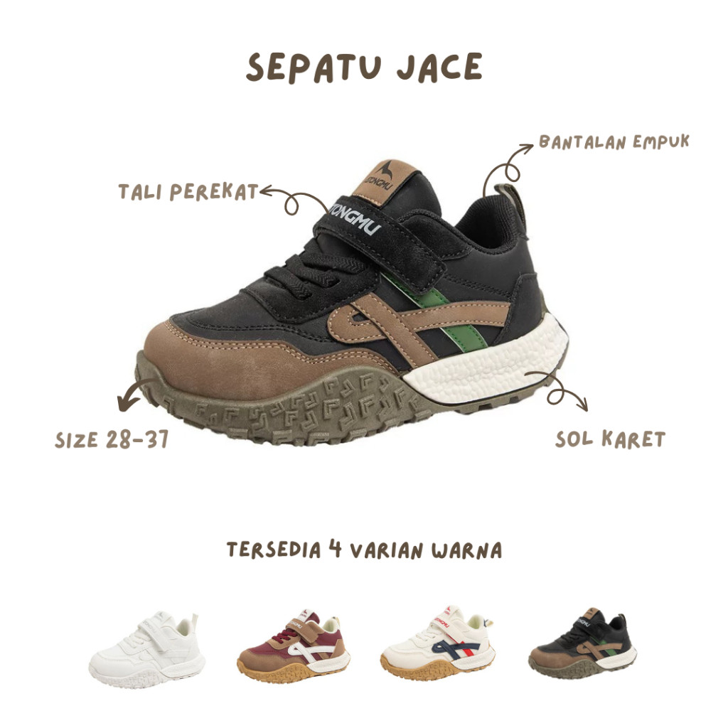 MINIBOO - (28-37) รองเท้าผ้าใบ Jace Teenagers