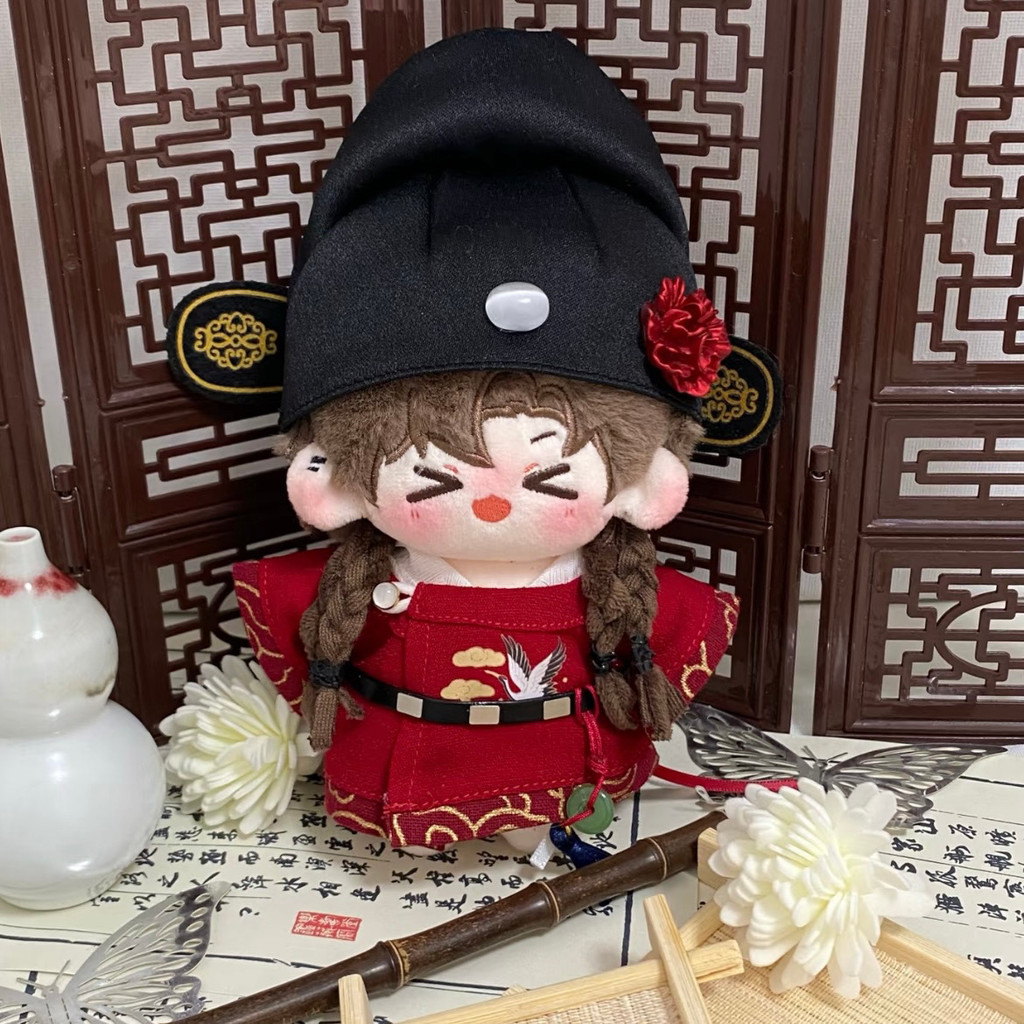 ตุ๊กตาผ้าฝ้าย จ้วงหยวนหลาง 10 ซม. เสื้อผ้าเด็ก-10 ซม.