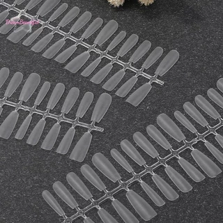 <DBFl-t> 300 ชิ้น/ถุงเล็บปลอมเคล็ดลับ Matte Coverage โปร่งใสเล็บปลอมเคล็ดลับเจล Extension Diy ฝึกเล็บเครื่องมือใหม่