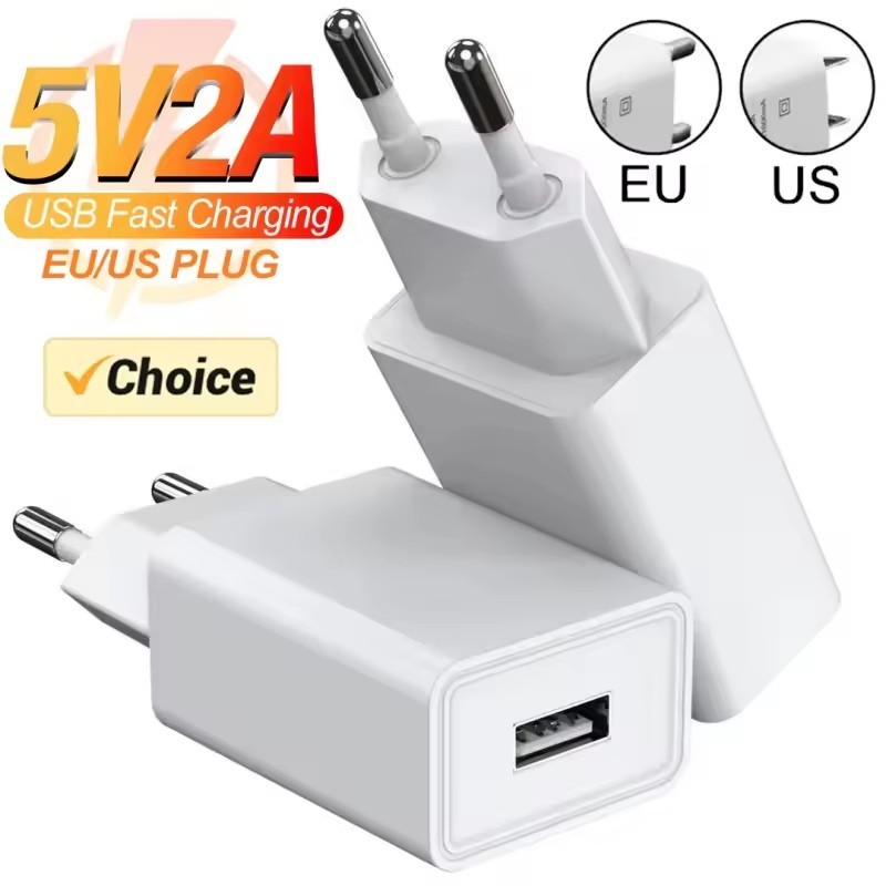 มัลติฟังก์ชั่น Universal 5V2A 5V1A EU,US Plug Charger / Travel Fast Charging Power Adapter