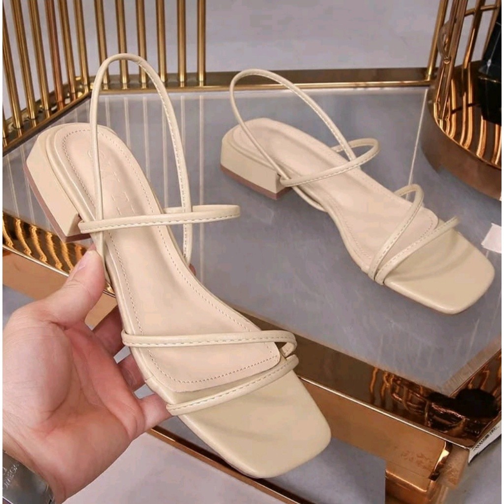 AB1 รองเท้าแตะผู้หญิง HELS Strap Andini SHY-008 PREMIUM 2025 รองเท้าแตะ