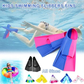 DIAOCTH Swimming Flippers, ตีนกบว่ายน้ํากันลื่นซิลิโคน, อุปกรณ์ดําน้ําที่สะดวกสบายระดับมืออาชีพสําหรับเด็กผู้ใหญ่