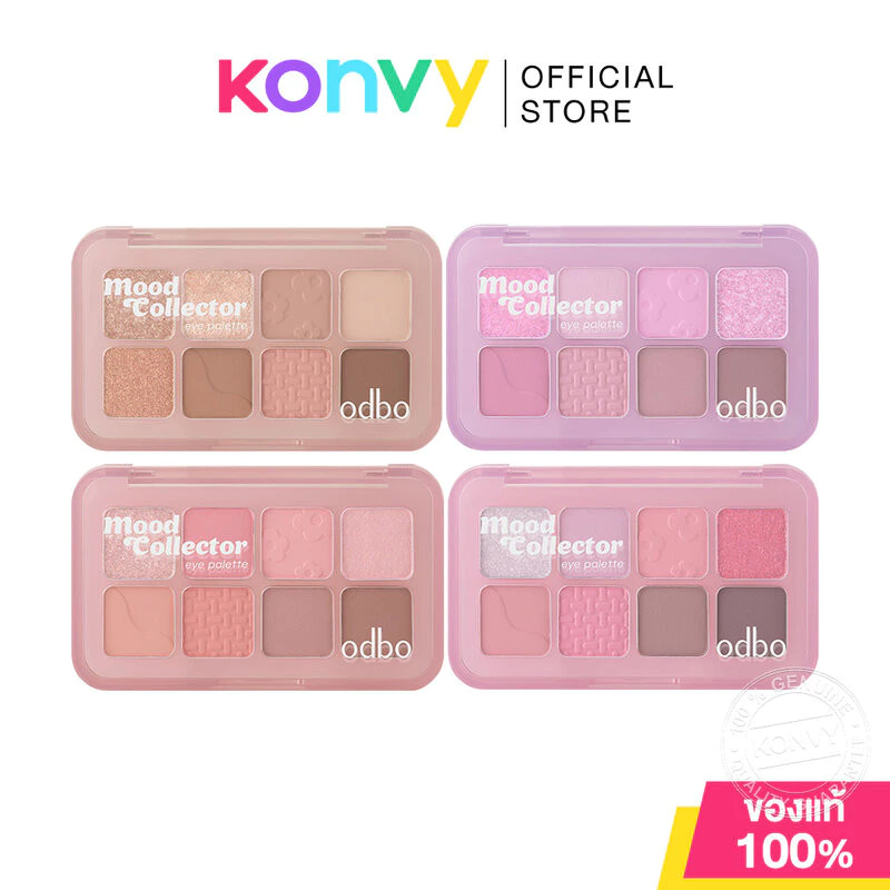 ODBO Mood Collector Eye Palette OD2030 7.2g โอดีบีโอ อายแชโดว์พาเลท 8 เฉดสี.