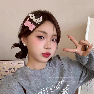 Aurora🛒พร้อมส่ง🚚 (รูปถ่ายจากงานจริง) น่ารักลูกสุนัขแมวกิ๊บสาวผมหักเรียบกิ๊บขนาดเล็ก