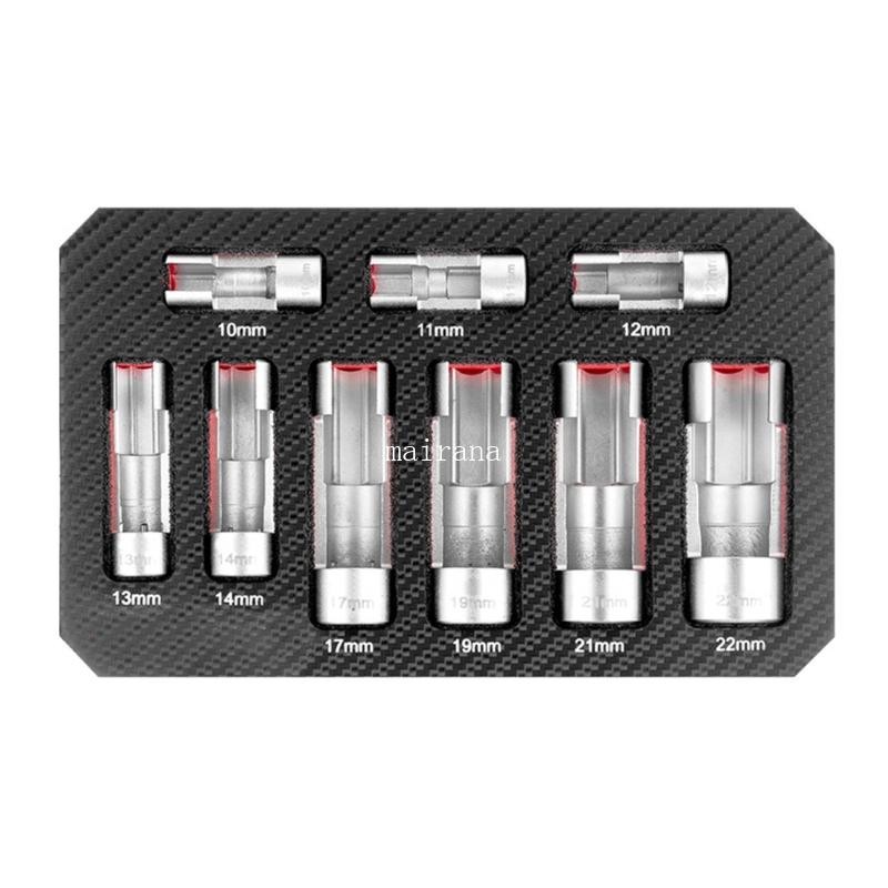 9Pcs  Wrench Set Automotive  Socket Removal Install Offset Socke