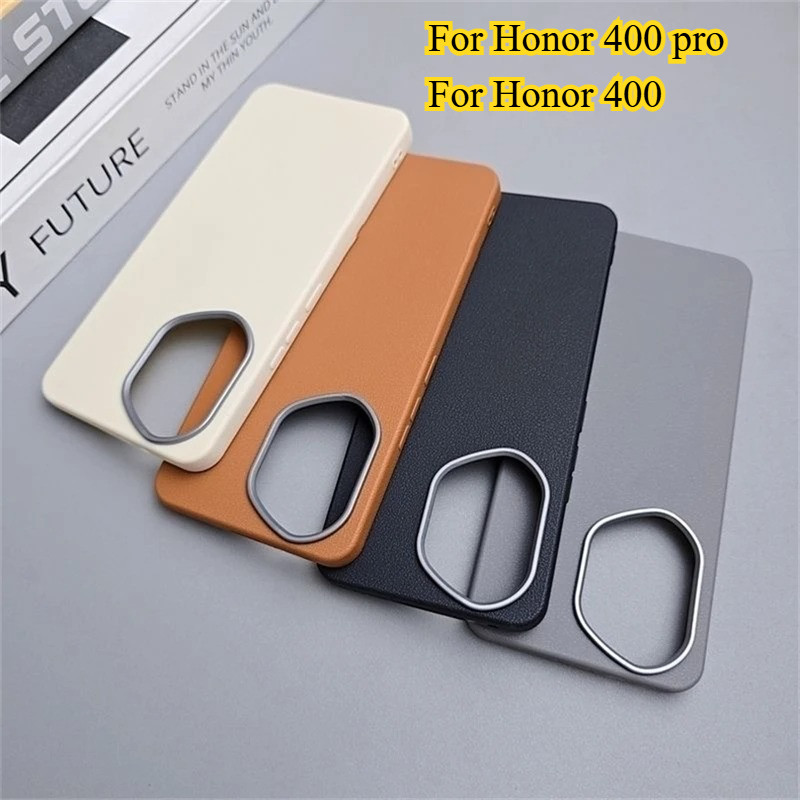 เคสสําหรับ Honor 400 Pro หรูหรา PU ซิลิโคนโทรศัพท์ฝาหลัง Soft Protect Shell กันชนกันกระแทกสําหรับ Huawei Honor 400pro Honor400
