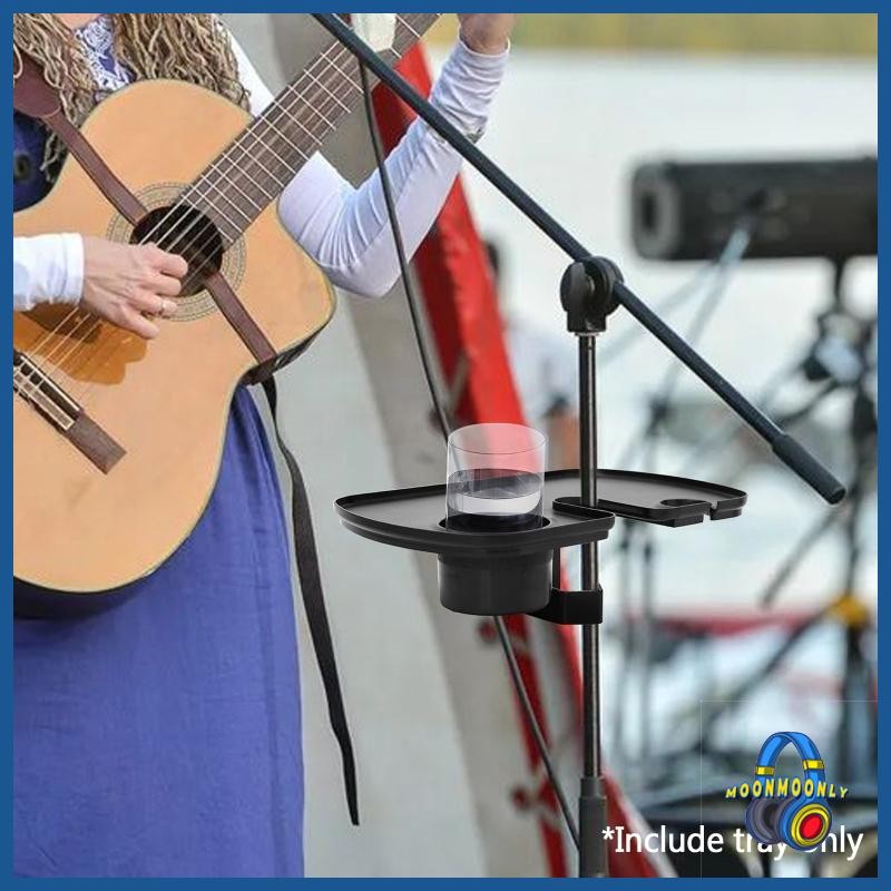 MOON Clamp-On Rack Tray Holder ขาตั้งไมโครโฟนชั้นวาง 7 9x12 นิ้ว Music Stand
