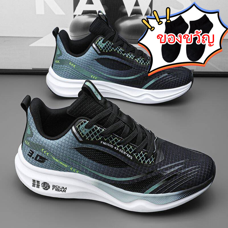 รองเท้ากีฬา สไตล์ทันสมัย ขนาด 39-44 สี 3 สี - ออกกำลังกาย, Sport รองเท้าวิ่ง รองเท้า นัก วิ่ง กรีฑา กังฟู