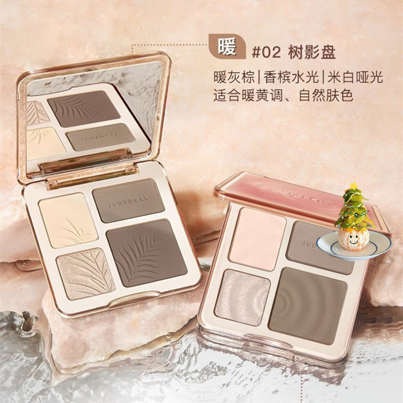 【จือซิน 👄】Judydoll ไฮไลท์และคอนทัวร์ 9g พาเลทไฮไลท์และคอนทัวร์ สีธรรมชาติ ติดทนนานทั้งวัน กันน้ำ