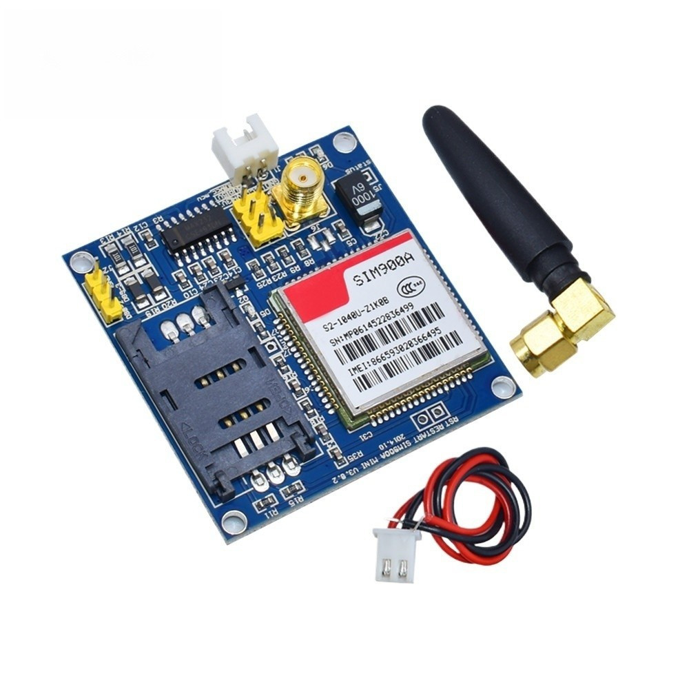 SIM900A SIM900 MINI V4.0 โมดูลส่งข้อมูลไร้สาย GSM GPRS ชุดบอร์ดพร้อมเสาอากาศ