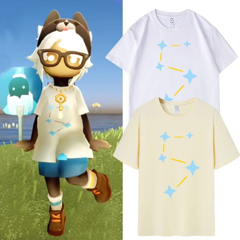 Light Meet Game Cloak 5th Anniversary Short Sleeve Unisex Student T-Shirt 6.