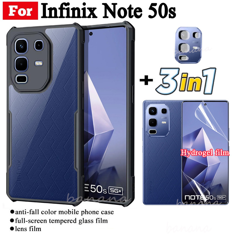 3 in 1 Infinix Note 50S Anti-fall โทรศัพท์มือถือสําหรับ Infinix Note 50 Pro Note50X หมายเหตุ 50 Pro 
