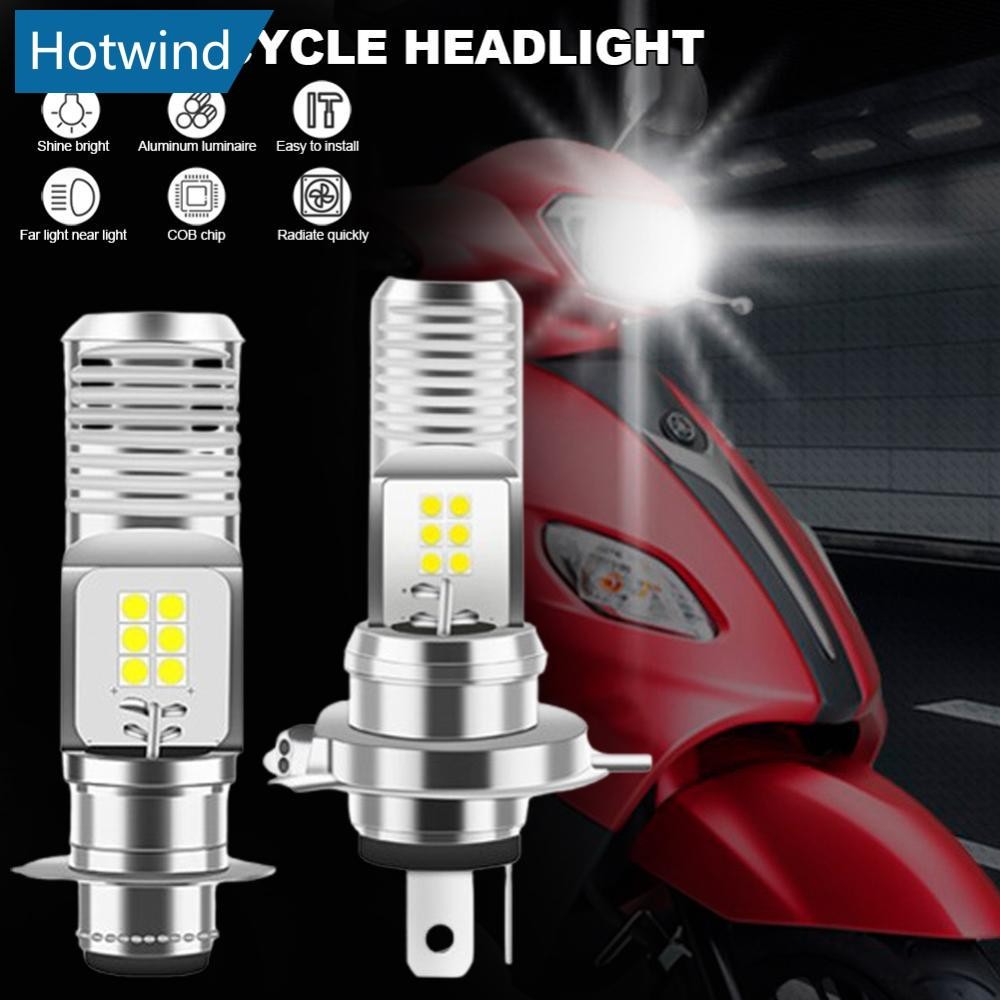 HW 1 PC P15D H4 LED ไฟหน้ารถจักรยานยนต์ Moto หลอดไฟสําหรับ MotorBike สกู๊ตเตอร์ ATV HeadLamp 9 V-85V