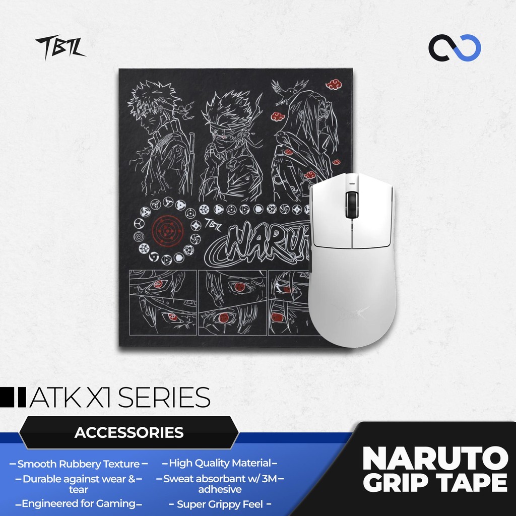 TBTL Naruto ATK X1 Series Ultra Thin Mouse Grip tape / เทปกันลื่น 0.45mm