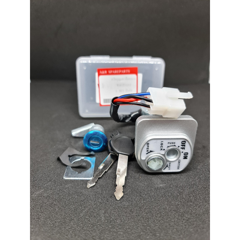 สวิตช์กุญแจ เปิด-ปิดเดิม รุ่น WAVE 100/WAVE 110i /Wave 125/125R /สวิทกุญแจ + กุญแจล็อคเบาะ เวฟ สวิทกุญแจรถมอ - รูปที่ 5