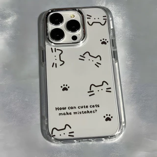 TPU เคส OPPO A6 A5 Pro A3X A60 A15 A79 A18 A57 A58 A16 A54 A53 A78 A3 A5S A74 A77 A38 A15S A56 5G Cat เคสโทรศัพท์ ใส