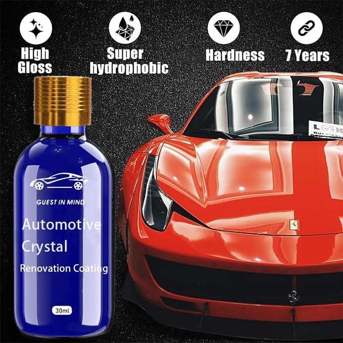 30ml รถ Polish Enhancer ยานยนต์สีซ่อมเคลือบ Scratch Aging Resistance Hydrophobic Protection พลาสติกฟื้นฟูกระจก