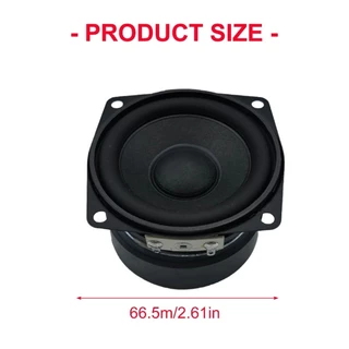 WU โค้งขอบยาง 2 5 นิ้ว 25W แม่เหล็กภายนอกลําโพง 20Core Voice Coils Sound Part