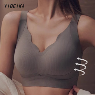 หน้าอกใหญ่ไร้รอยต่อชุดชั้นในขนาดเล็กผู้หญิงเต็มถ้วยบางสไตล์ไ…