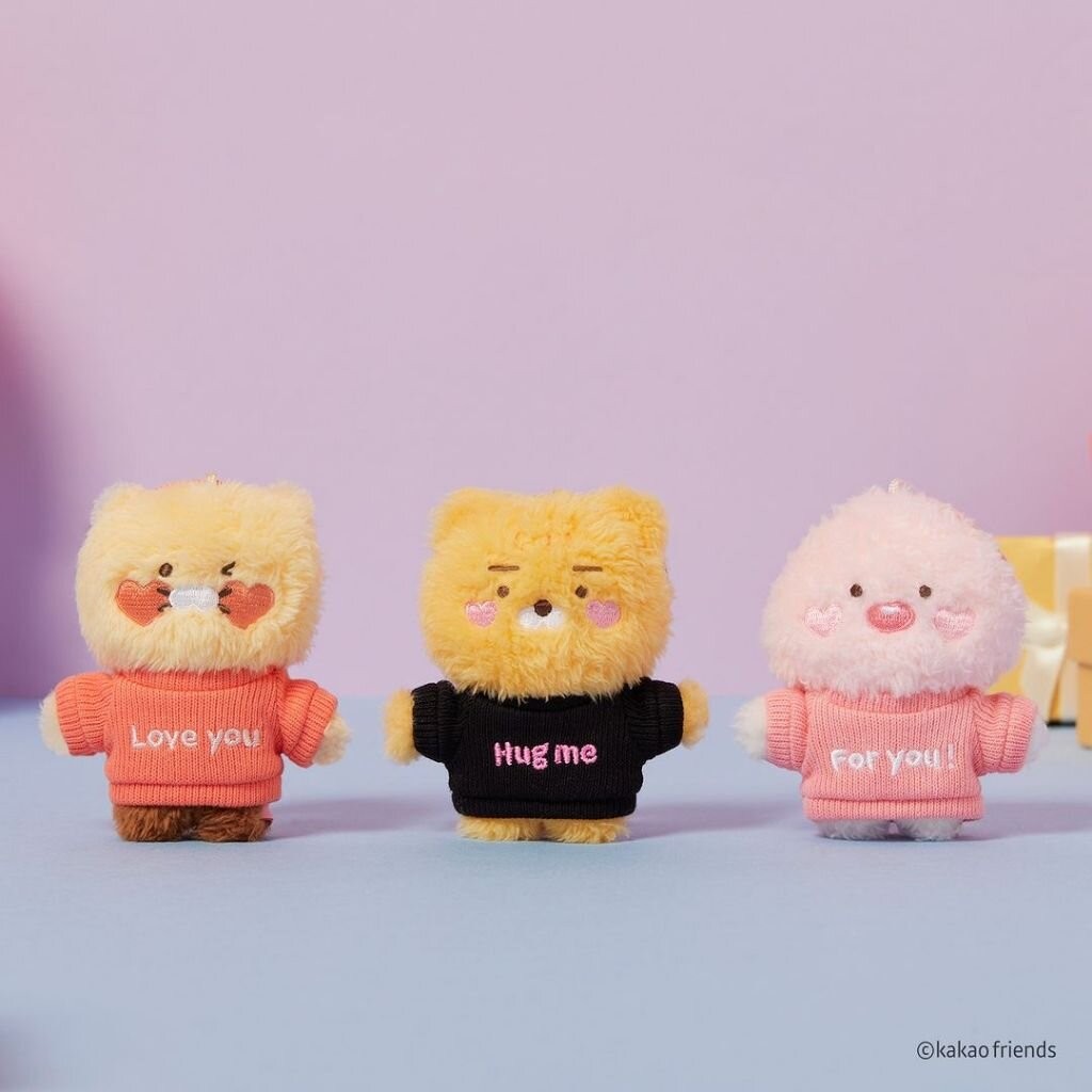 🛒พรี KAKAO FRIENDS 💘Kakao Love Hug Possle Keyring Doll