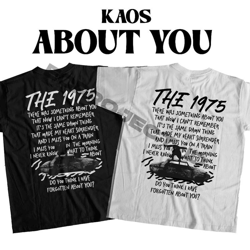 🎁 โปรลดเพิ่ม Tshirts 2025 [รับประกัน] เสื้อยืด ABOUT YOU THE 1975Man Clothing Cotton คอกลม Tshirt ผ