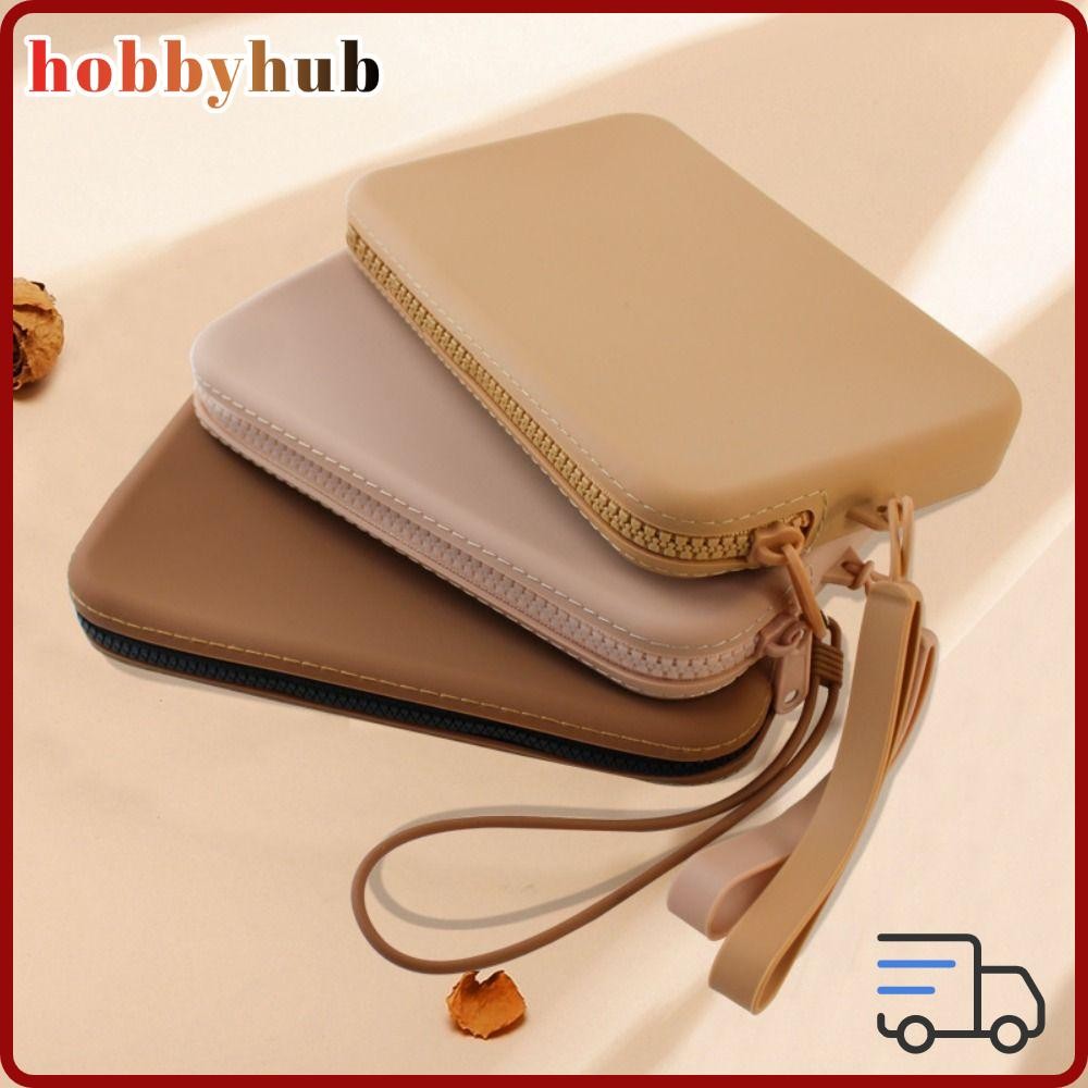 HOBBYHUB กระเป๋าใส่โทรศัพท์แบบแขวน, กระเป๋าเก็บซิลิโคนกันน้ํากันฝุ่น, กระเป๋าใส่เหรียญแบบพกพา