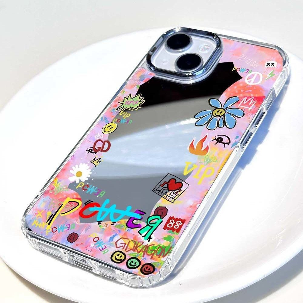 ✨ขายดี✨GD GD GD GD เคสโทรศัพท์สไตล์เดียวกันเหมาะสําหรับ iPhone16Promax 15 กระจก 78 Apple 13 กันกระแท