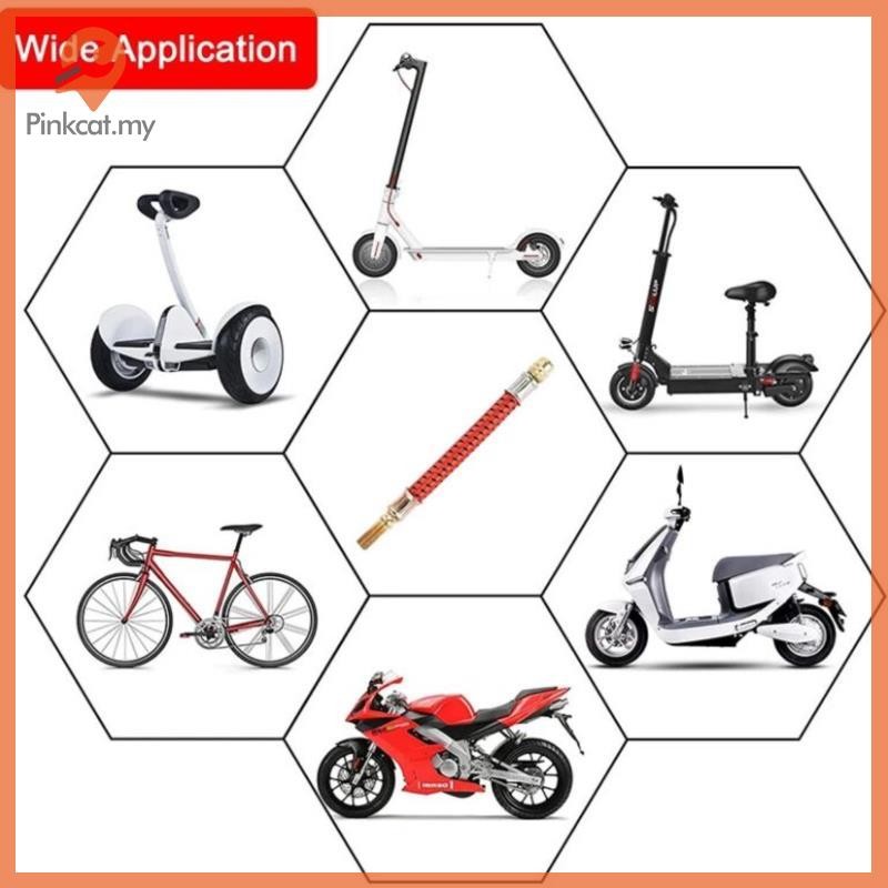 Pinkcat Tyre Valve Extension Adaptor สําหรับ M365 ไฟฟ้าสกู๊ตเตอร์ปั๊มขยาย Inflator MY