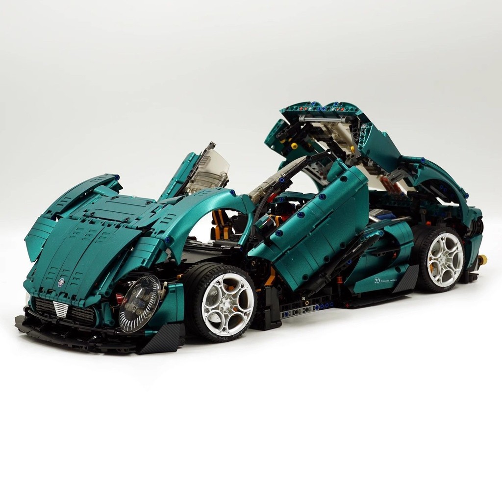 ใช้ได้กับบล็อกตัวต่อ LEGO Alfa Romeo รถสปอร์ต Guli 10621 โมเดลรถควบคุมระยะไกลสำหรับเด็กผู้ชาย - รูปที่ 6