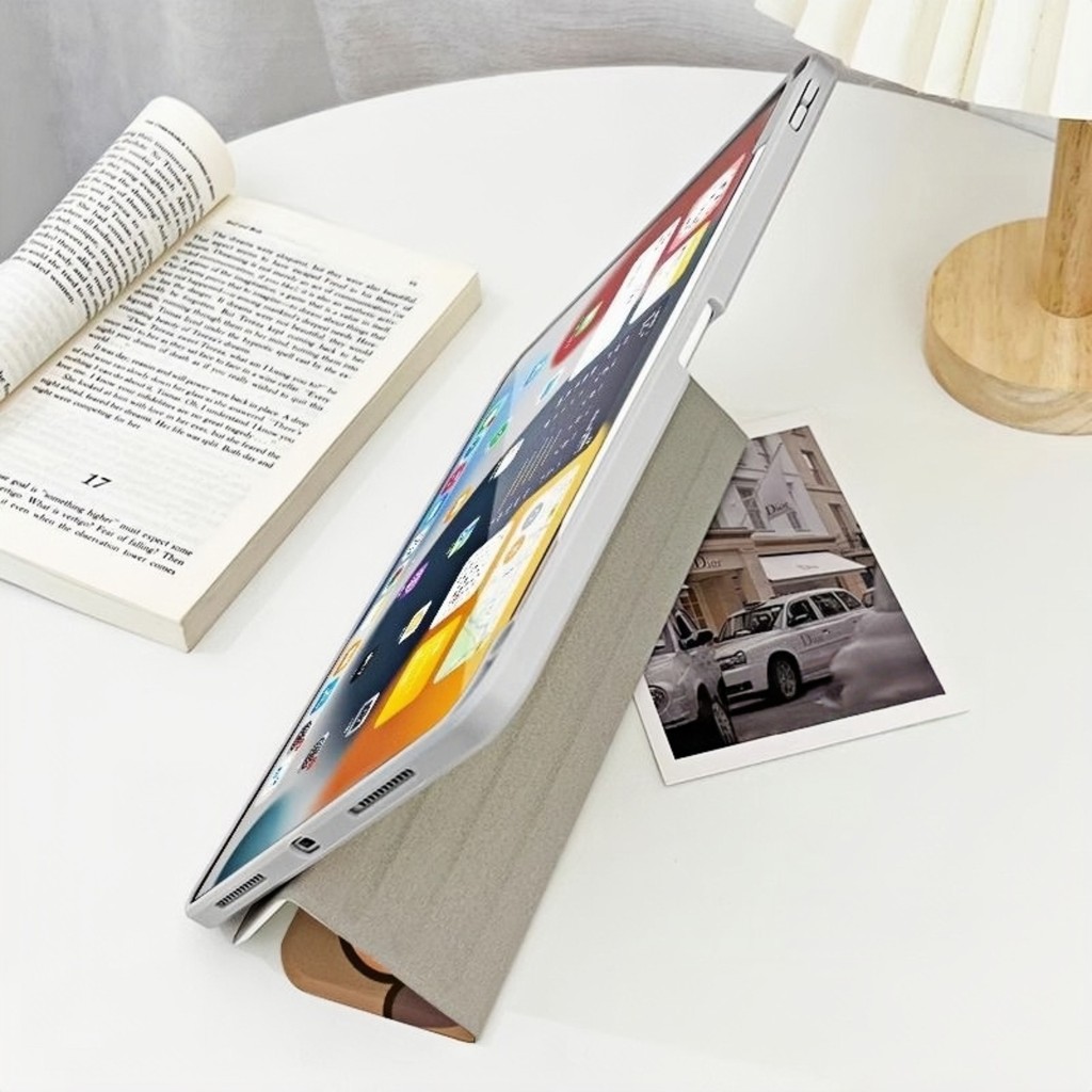 เคสไอแพด gen11 A16 gen7 gen8 gen9 360°หมุนตั้ง/นอนได้ Air4/5 พร้อมถาดใส่ปากกา Air6 Air7 Air11 pro11 - รูปที่ 4