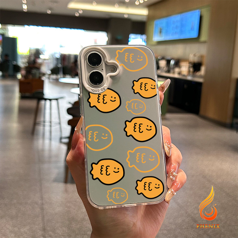 สำหรับ iphone 13 12 11 iPhone 16 15 14 PRO MAX X XS MAX XR 7/8PLUS ปลาตัวเล็กแอปเปิ้ลโทรศัพท์ จัดส่งจากประเทศไทย - รูปที่ 3