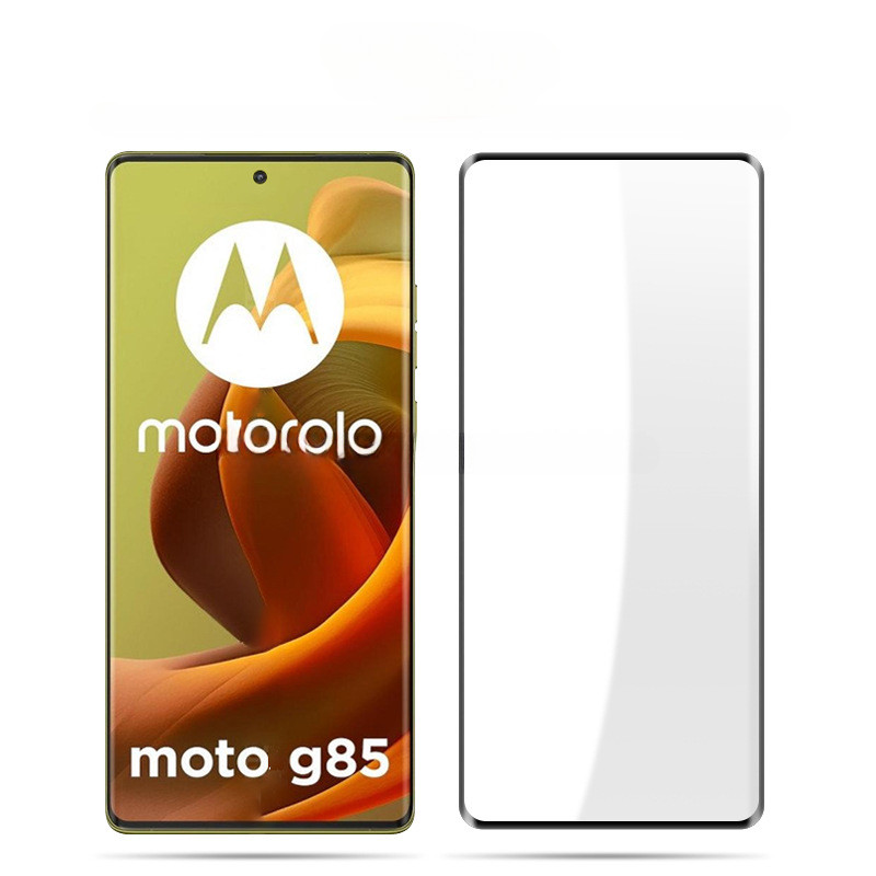 3D โค้งกระจกนิรภัยสําหรับ Motorola Moto G85 ป้องกันหน้าจอสําหรับ Moto G85 motog85 g 85 แก้วฟิล์ม