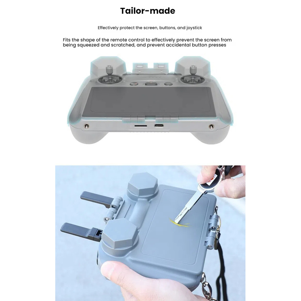 เหมาะสําหรับเคสป้องกัน DJI RC2, อุปกรณ์เสริมโล่ไฟระยะไกลขนาดเล็ก 4pro - รูปที่ 6