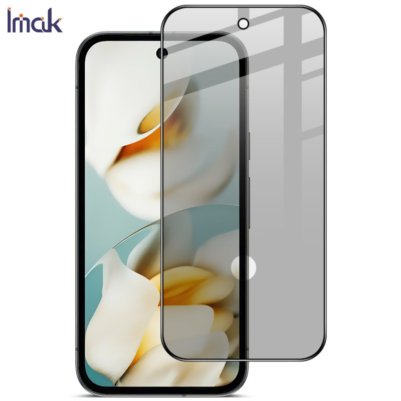 IMAK ฟิล์มกระจก Google Pixel 9a โค้งความเป็นส่วนตัวกระจกนิรภัย ฟิล์ม