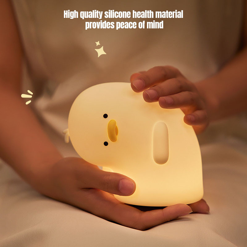 🔶Hot🔶 โคมไฟน่ารัก WHY DUCK เป็ดน้อยสุดบ๊อง งง...? ปรับระดับแสง ตั้งเวลาได้ โคมไฟ น้องเป็ดขี้สงสัย ไฟกลางคืนซิลิโคนพก - รูปที่ 5