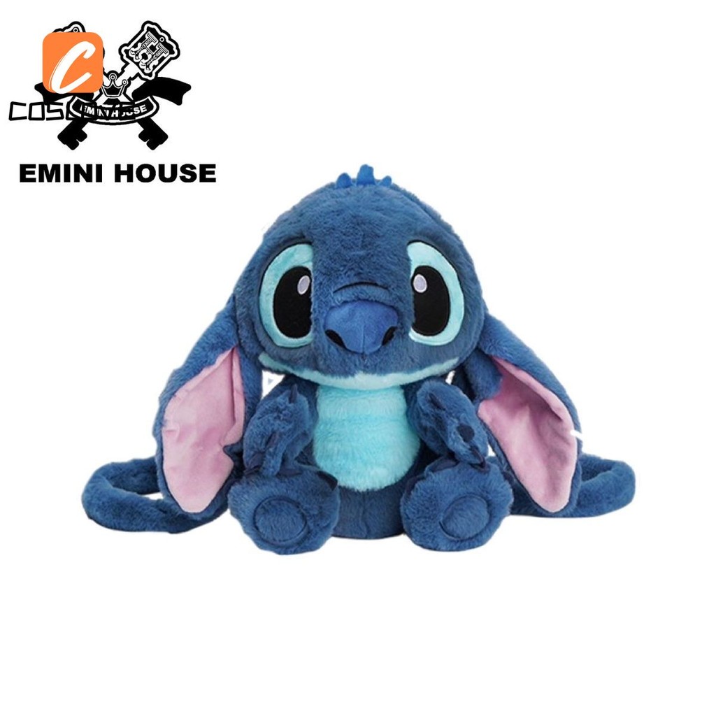 EMINI HOUSE Stitch Back Pack ตุ๊กตาน่ารัก Big ตกแต่งกระเป๋าสําหรับของขวัญวันเกิดผู้หญิงชุดกระเป๋าตกแ