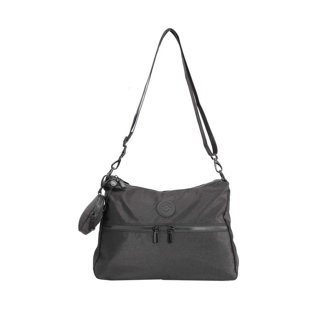 St.Andrews กระเป๋าสะพายไหล่ ทรง Tote รุ่น SSH0050 - สีดำ