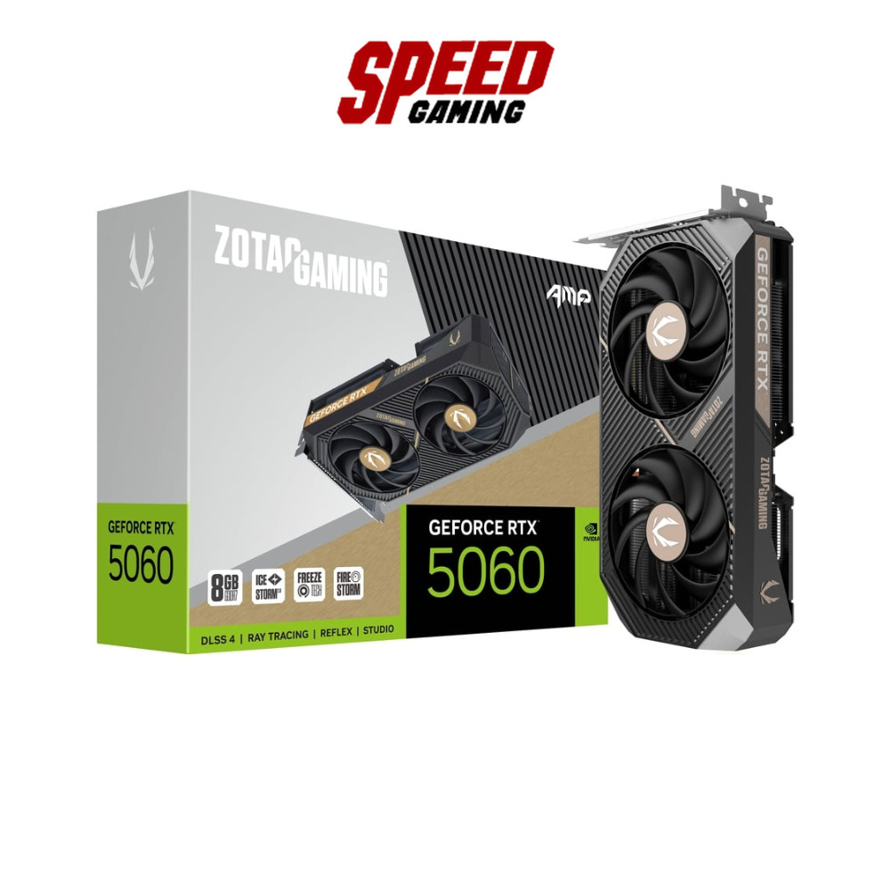 ZOTAC GAMING GeForce RTX 5060 AMP 8GB GDDR7 | VGA Card (การ์ดจอ) | By Speed Gaming