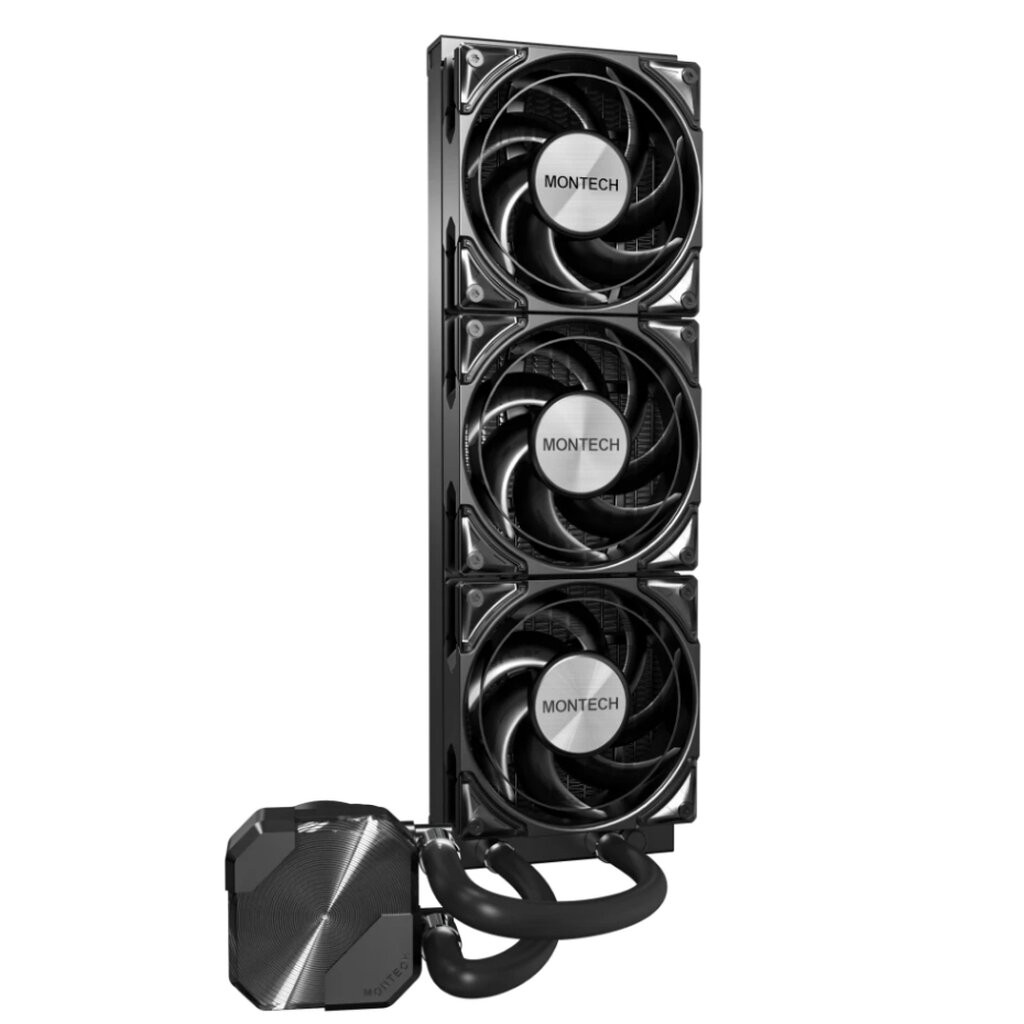 Montech HyperFlow Silent 360 Black AIO 360mm Liquid CPU Cooler รับประกัน 6ปี