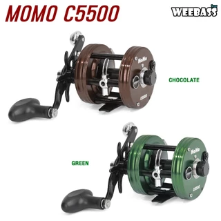 WEEBASS รอก - รุ่น MOMO C5500 รอกตกปลา รอกเบททรงกลม รอกหน้าดิน