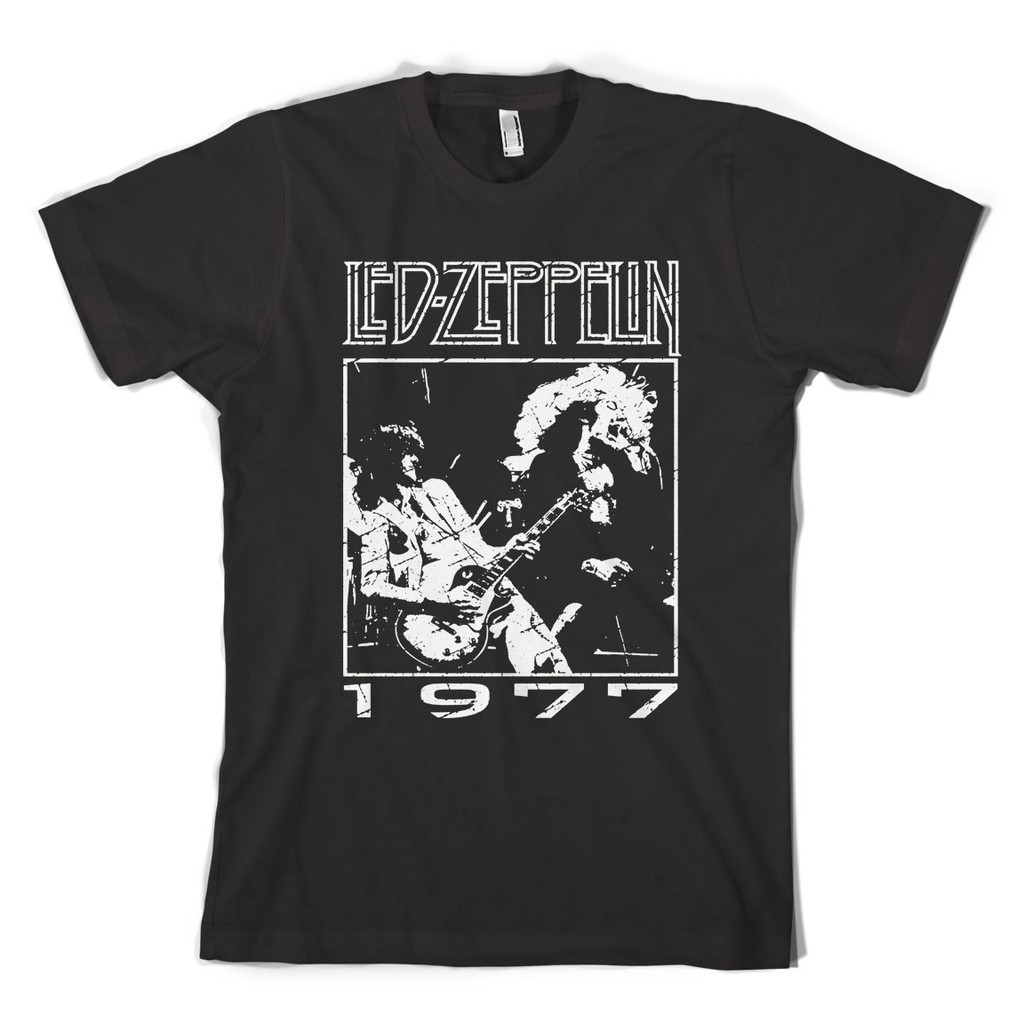 เสื้อยืด LED Zeppelin แขนสั้นฤดูร้อนเหมาะสําหรับเสื้อยืดวงร็อคชายและหญิงวงร็อคคุณภาพสูงแห้งเร็วระบายอากาศแขนสั้นด้านบน