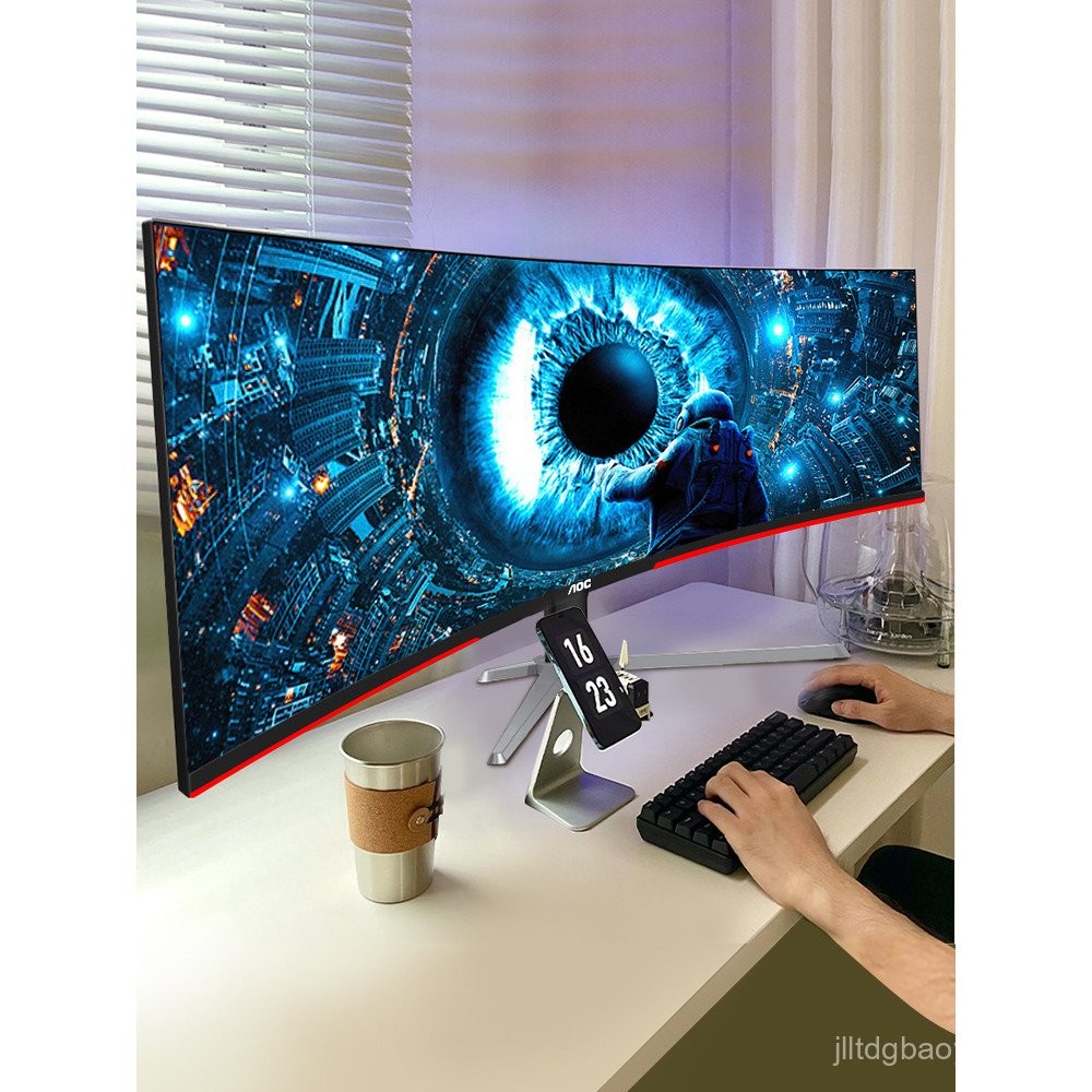 จอภาพเกม AOC TUF ขนาด 34 นิ้ว 4K 180Hz CU34G3X หน้าจอโค้ง 240Hz CU34G4Z