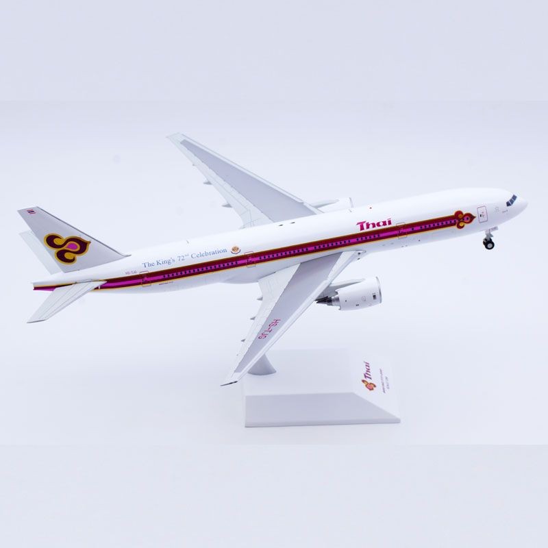 Jcwings 1: 200 โมเดลเครื่องบินโลหะผสม Thai Airlines B777-200 HS-TJG