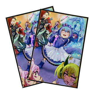 YGO Yu-Gi-Oh ผู้ถือบัตร Sky Striker Jizhu Tears Silver City Gemini ชุดผู้ถือบัตรป้องกันแฟลชอย่างเป็นทางการชุดวัสดุ 63x90